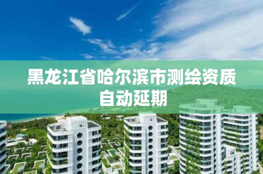 黑龍江省哈爾濱市測繪資質自動延期