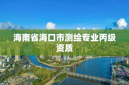 海南省海口市測繪專業(yè)丙級資質(zhì)