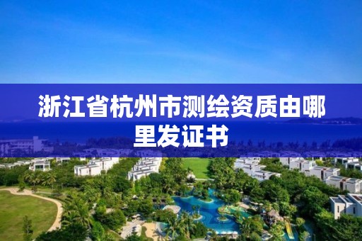 浙江省杭州市測(cè)繪資質(zhì)由哪里發(fā)證書(shū)