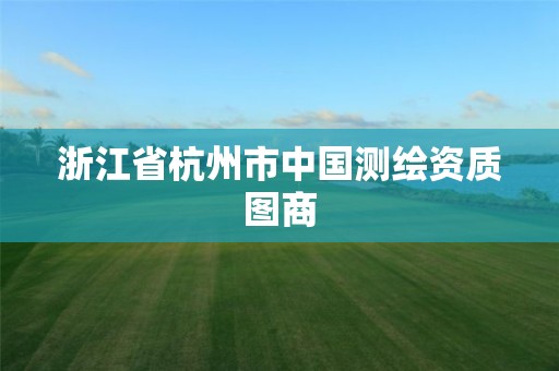 浙江省杭州市中國(guó)測(cè)繪資質(zhì)圖商