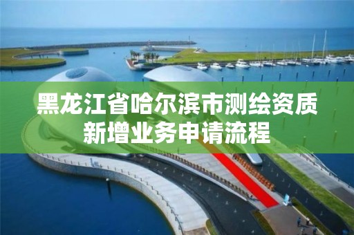 黑龍江省哈爾濱市測繪資質新增業務申請流程