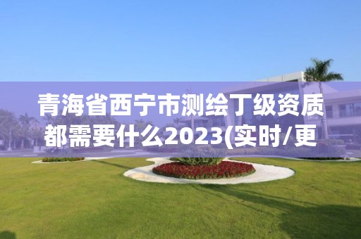 青海省西寧市測繪丁級資質都需要什么2023(實時/更新中)