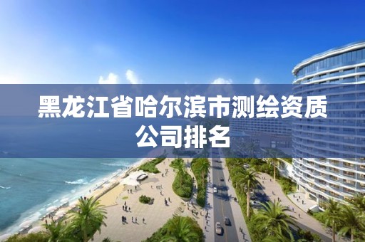 黑龍江省哈爾濱市測(cè)繪資質(zhì)公司排名