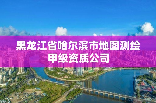 黑龍江省哈爾濱市地圖測繪甲級資質公司