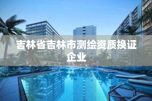 吉林省吉林市測繪資質換證企業