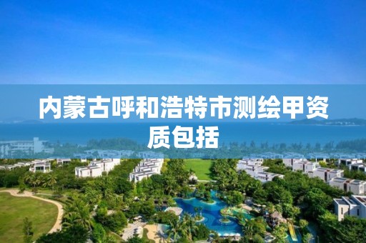 內蒙古呼和浩特市測繪甲資質包括