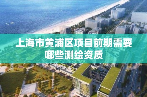 上海市黃浦區項目前期需要哪些測繪資質