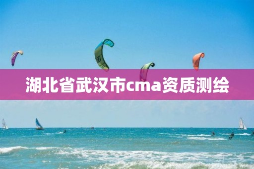 湖北省武漢市cma資質測繪