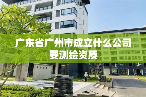 廣東省廣州市成立什么公司要測(cè)繪資質(zhì)