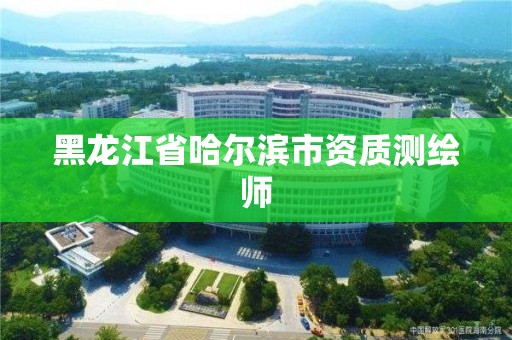 黑龍江省哈爾濱市資質測繪師