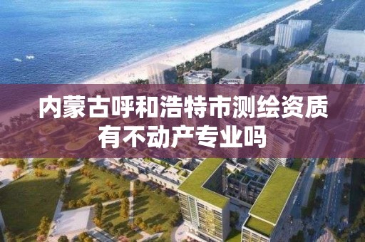 內蒙古呼和浩特市測繪資質有不動產專業(yè)嗎