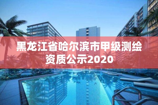 黑龍江省哈爾濱市甲級測繪資質公示2020