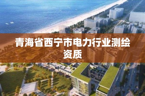 青海省西寧市電力行業測繪資質