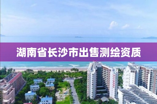 湖南省長沙市出售測繪資質