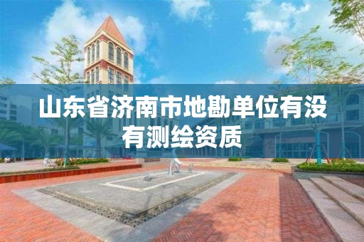 山東省濟南市地勘單位有沒有測繪資質