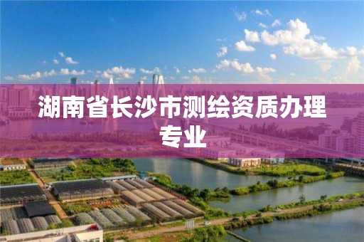 湖南省長沙市測繪資質辦理專業