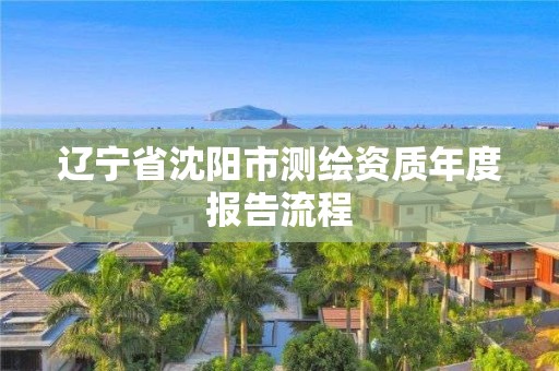 遼寧省沈陽(yáng)市測(cè)繪資質(zhì)年度報(bào)告流程