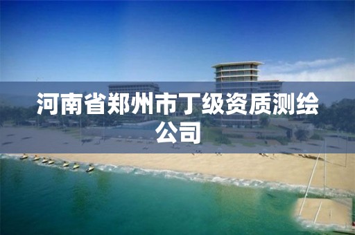 河南省鄭州市丁級資質測繪公司