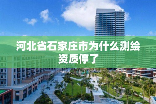 河北省石家莊市為什么測繪資質停了