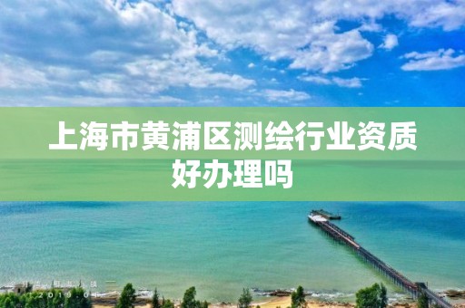 上海市黃浦區測繪行業資質好辦理嗎