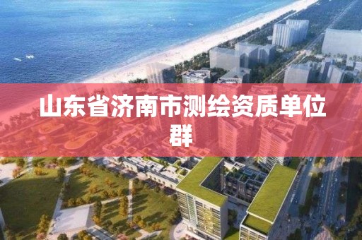 山東省濟南市測繪資質單位群