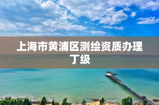 上海市黃浦區測繪資質辦理丁級