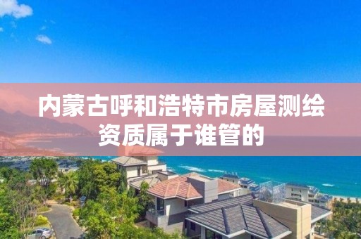 內蒙古呼和浩特市房屋測繪資質屬于誰管的