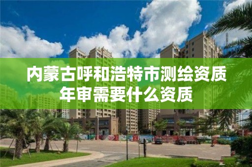 內蒙古呼和浩特市測繪資質年審需要什么資質