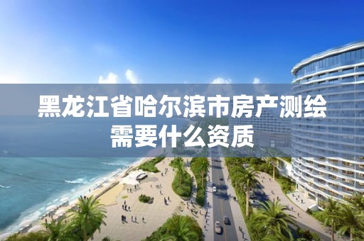 黑龍江省哈爾濱市房產測繪需要什么資質