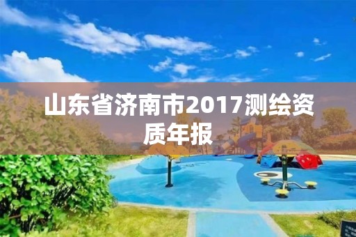 山東省濟南市2017測繪資質年報