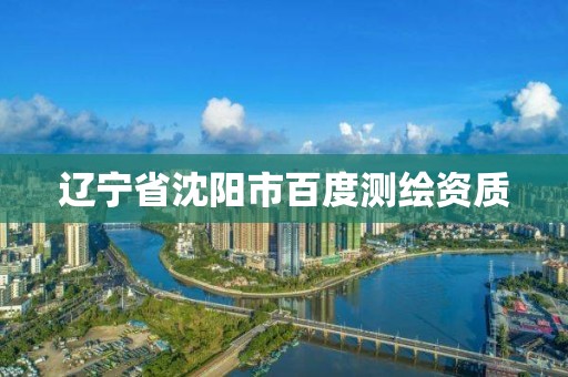 遼寧省沈陽市百度測繪資質