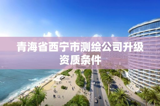 青海省西寧市測繪公司升級資質條件