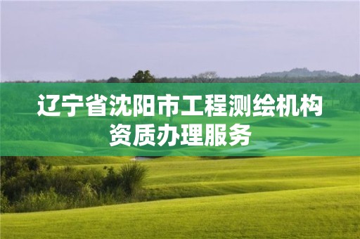 遼寧省沈陽(yáng)市工程測(cè)繪機(jī)構(gòu)資質(zhì)辦理服務(wù)