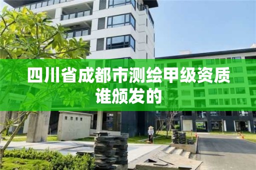 四川省成都市測繪甲級資質誰頒發的