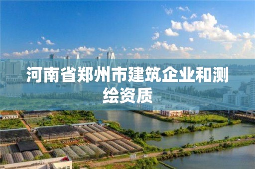 河南省鄭州市建筑企業(yè)和測(cè)繪資質(zhì)