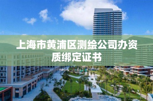 上海市黃浦區測繪公司辦資質綁定證書