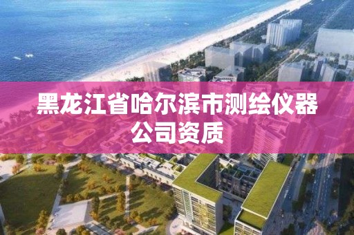 黑龍江省哈爾濱市測繪儀器公司資質