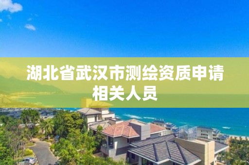 湖北省武漢市測繪資質申請相關人員