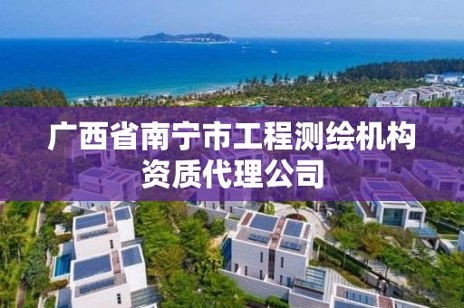 廣西省南寧市工程測繪機構資質代理公司