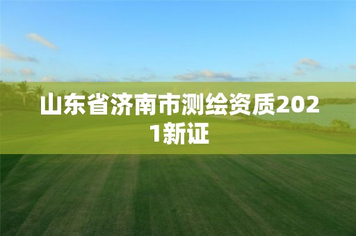 山東省濟南市測繪資質2021新證