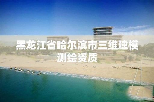 黑龍江省哈爾濱市三維建模測繪資質