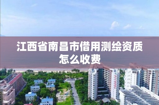 江西省南昌市借用測繪資質怎么收費