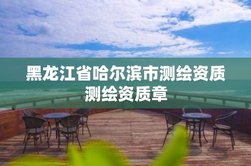 黑龍江省哈爾濱市測(cè)繪資質(zhì)測(cè)繪資質(zhì)章