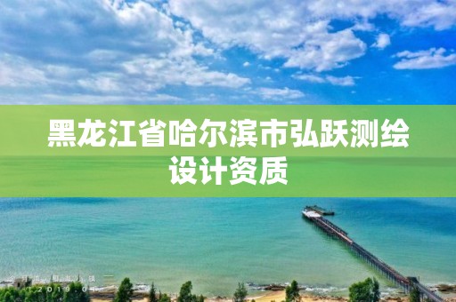 黑龍江省哈爾濱市弘躍測(cè)繪設(shè)計(jì)資質(zhì)