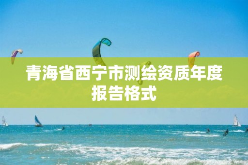 青海省西寧市測繪資質年度報告格式