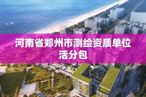 河南省鄭州市測繪資質單位活分包