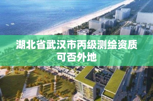 湖北省武漢市丙級測繪資質可否外地