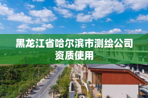 黑龍江省哈爾濱市測繪公司資質使用