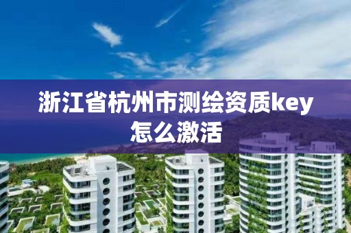 浙江省杭州市測繪資質key怎么激活