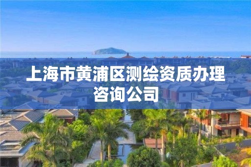 上海市黃浦區測繪資質辦理咨詢公司